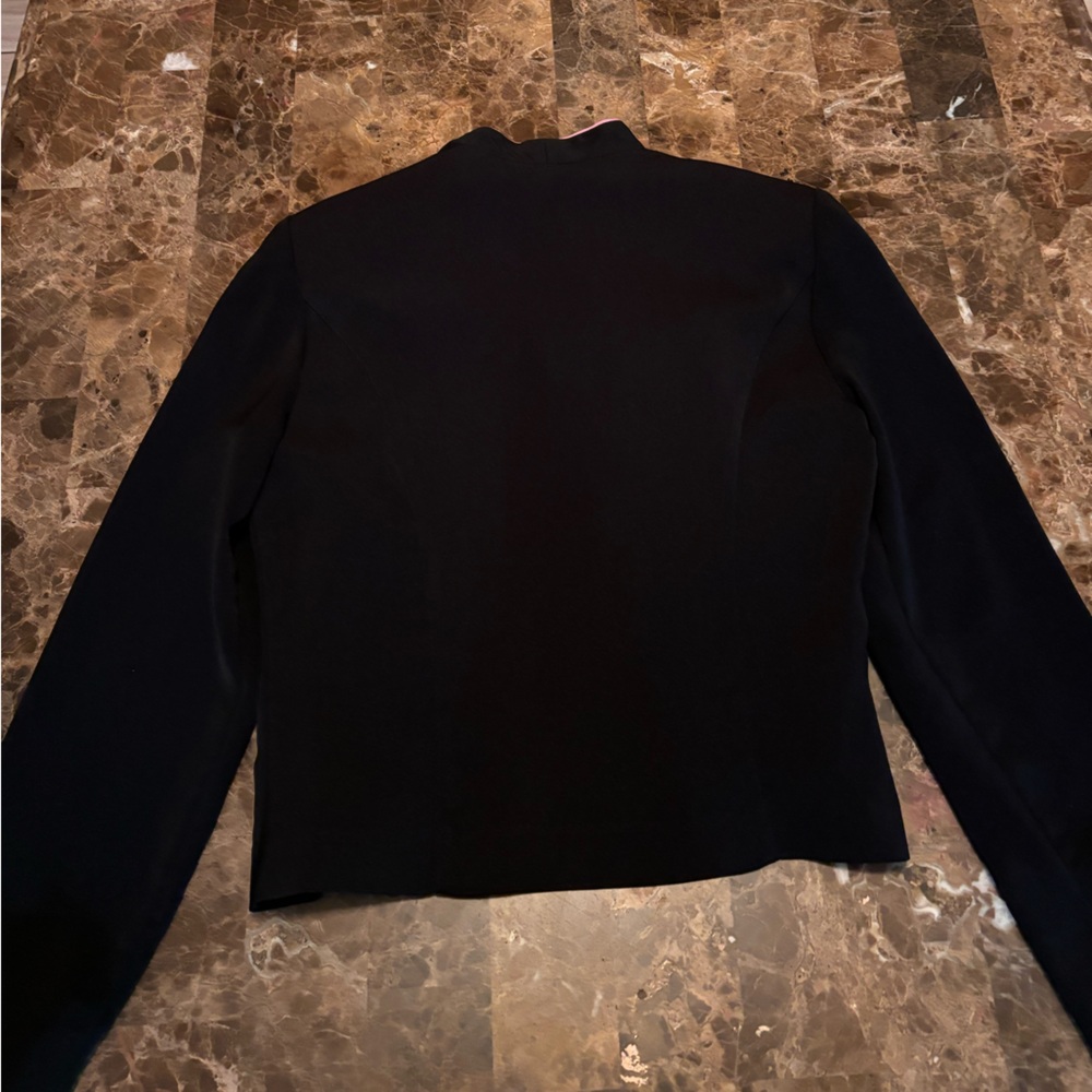 Padded shoulder blazer